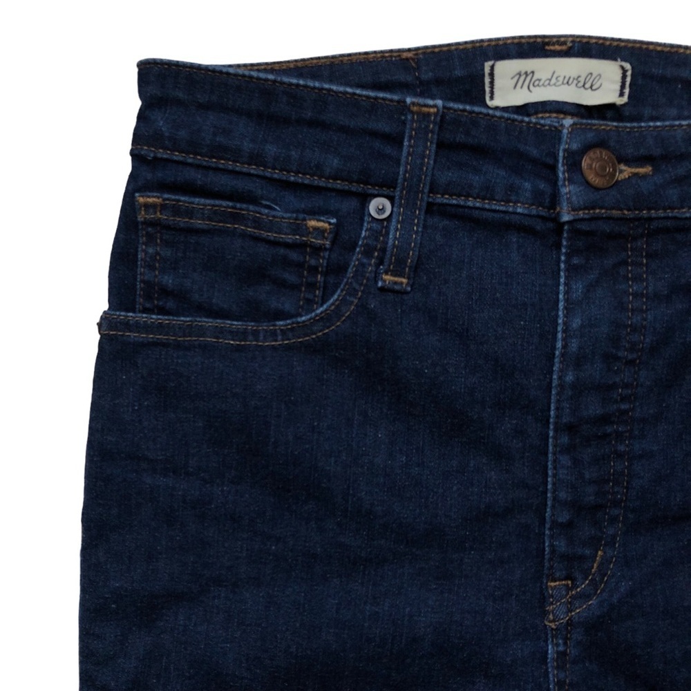 Madewell High Rise Skinny Jeans Dark Wash Size 27 - Picture 4 of 15